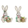 Figurine Décorative DKD Home Decor 28 x 22 x 40 cm Marron Lapin Vert M