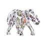 Figurine Décorative DKD Home Decor 23 x 9 x 17 cm Eléphant Blanc Multi