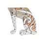 Figurine Décorative DKD Home Decor 15 x 8 x 25 cm Orange Blanc Léopard