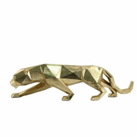 Figurine Décorative DKD Home Decor Doré Léopard 35,5 x 8 x 10 cm