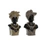 Figurine Décorative DKD Home Decor Noir Beige Colonial Africaine 22 x 
