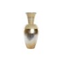 Vase DKD Home Decor Naturel Argenté Doré Nacre noire Bambou Tropical F