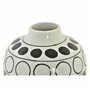 Vase DKD Home Decor Porcelaine Noir Blanc Moderne Cercles 16 x 16 x 18