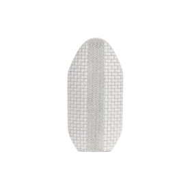 Vase DKD Home Decor 25 x 10 x 51 cm Blanc Résine Moderne