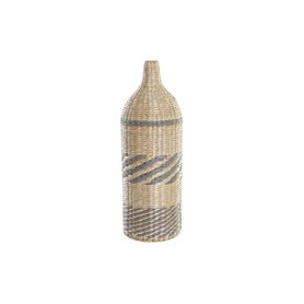 Vase DKD Home Decor Fibre Naturel Gris (20 x 20 x 60 cm)