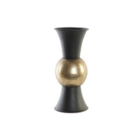 Vase DKD Home Decor Noir Métal Cuivre Vintage 14 x 14 x 32 cm