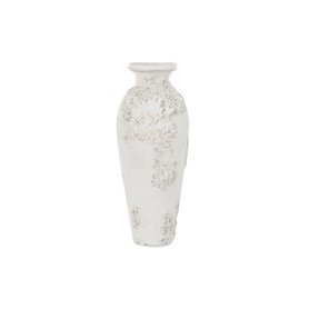 Vase DKD Home Decor Blanc Résine Corail méditerranéen 37,5 x 31,7 x 81