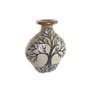 Vase DKD Home Decor Arbre Verre Noir Beige Terre cuite (30 x 15 x 33,5