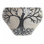 Vase DKD Home Decor Arbre Verre Noir Beige Terre cuite (30 x 15 x 33,5