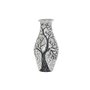 Vase DKD Home Decor Arbre Blanc Noir Blanc/Noir Verre Terre cuite 29 x