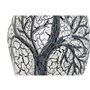 Vase DKD Home Decor Arbre Blanc Noir Blanc/Noir Verre Terre cuite 29 x