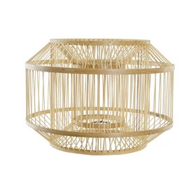 Écran de lampe DKD Home Decor Naturel Bambou 40 x 40 x 28 cm