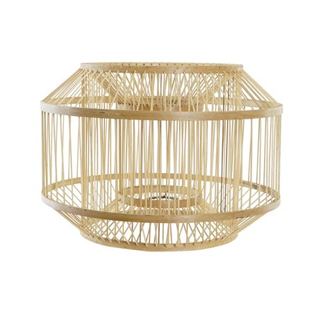 Écran de lampe DKD Home Decor Naturel Bambou 40 x 40 x 28 cm