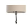 Lampe de bureau DKD Home Decor Noir Beige Métal 50 W 220 V 33 x 33 x 6