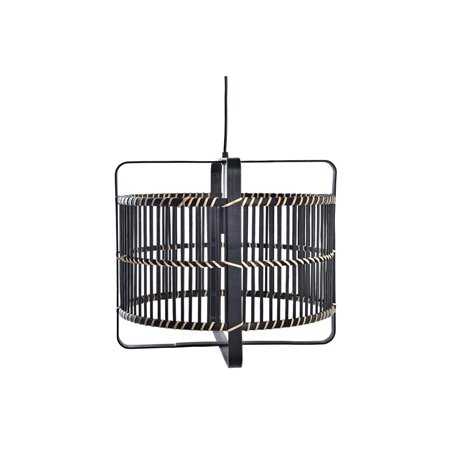 Suspension DKD Home Decor Noir Bambou 50 W 40 x 40 x 35 cm