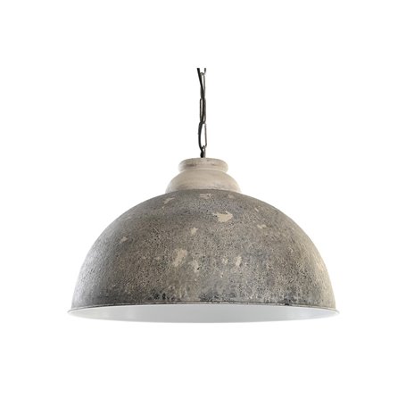 Suspension DKD Home Decor Noir Gris Bois Métal 50 W 61 x 61 x 37 cm