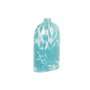 Vase DKD Home Decor Bleu Verre méditerranéen 12 x 7,5 x 21,5 cm