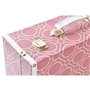 Set de boîtes décoratives DKD Home Decor Toile Bois (40 x 31 x 15 cm)