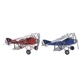 Figurine Décorative DKD Home Decor 45 x 38 x 16 cm Avion Vintage (2 Un