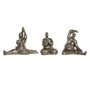 Figurine Décorative DKD Home Decor 11 x 22,5 x 17 cm Doré Yoga (3 Unit