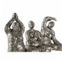 Figurine Décorative DKD Home Decor 11 x 22,5 x 17 cm Doré Yoga (3 Unit