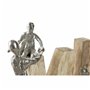 Figurine Décorative DKD Home Decor Marron Aluminium Bois de manguier (