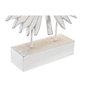 Figurine Décorative DKD Home Decor 36 x 7 x 46 cm Blanc Tropical Feuil