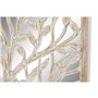 Décoration murale DKD Home Decor Miroir Arbre Blanc Bois MDF (45 x 2,5