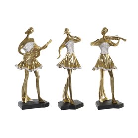 Figurine Décorative DKD Home Decor Musique 20 x 12 x 41,5 cm Ballerine