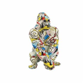 Figurine Décorative DKD Home Decor 14 x 13 x 22 cm Multicouleur Gorill