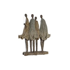 Figurine Décorative DKD Home Decor Africaine Résine Multicouleur (33,5
