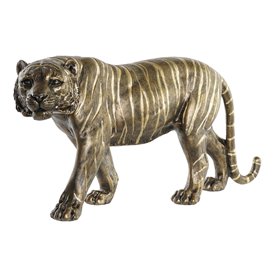 Figurine Décorative DKD Home Decor 53 x 13,5 x 23,5 cm Tigre Doré