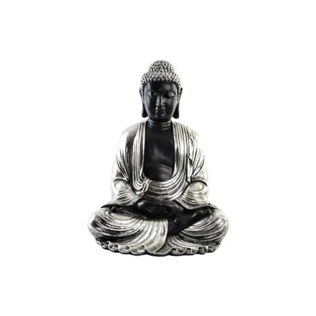 Figurine Décorative DKD Home Decor 43 x 37 x 57 cm Argenté Noir Buda O