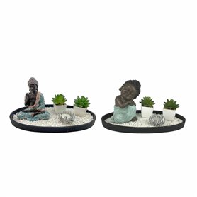 Figurine Décorative DKD Home Decor 32 x 16,5 x 15,5 cm Oriental Jardin