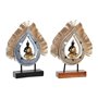 Figurine Décorative DKD Home Decor 18,5 x 5,6 x 30,5 cm Beige Bleu Bud