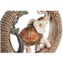 Figurine Décorative DKD Home Decor 19,5 x 6,3 x 25,5 cm Eléphant Beige