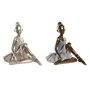 Figurine Décorative DKD Home Decor 19 x 13,5 x 17,5 cm Rose Lila Danse