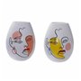 Vase DKD Home Decor 22,5 x 22,5 x 29 cm Visage Blanc Résine Multicoule