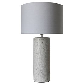 Lampe de bureau DKD Home Decor Blanc Multicouleur Lin Dolomite 25 W 50
