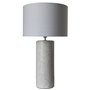 Lampe de bureau DKD Home Decor Blanc Multicouleur Lin Dolomite 25 W 50