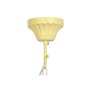 Suspension DKD Home Decor Métal Marron Jaune 40 W Bois MDF (40 x 40 x 