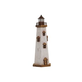 Figurine Décorative DKD Home Decor Naturel Blanc Marin Phare (16 x 14 