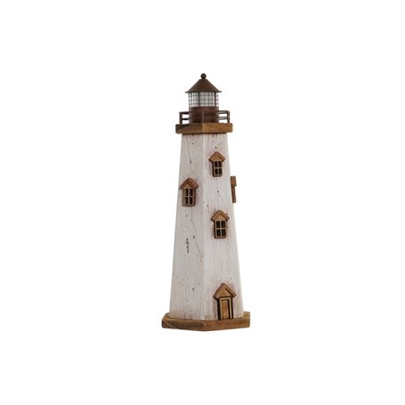 Figurine Décorative DKD Home Decor Naturel Blanc Marin Phare (16 x 14 