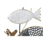Figurine Décorative DKD Home Decor 39,5 x 8 x 55,5 cm Bleu Corail Mult