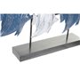 Figurine Décorative DKD Home Decor 56 x 8,3 x 46 cm Bleu Turquoise Bla