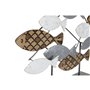 Figurine Décorative DKD Home Decor 65,4 x 9,5 x 43 cm Noir Bleu Marron