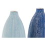 Vase DKD Home Decor Bleu Bleu ciel Blue marine Dolomite méditerranéen 