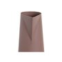 Vase DKD Home Decor Beige Rose Fer 12 x 10 x 35 cm (2 Unités)