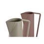 Vase DKD Home Decor Beige Rose Fer 12 x 10 x 35 cm (2 Unités)