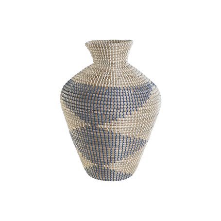 Vase DKD Home Decor Bleu Naturel méditerranéen 35 x 35 x 50 cm